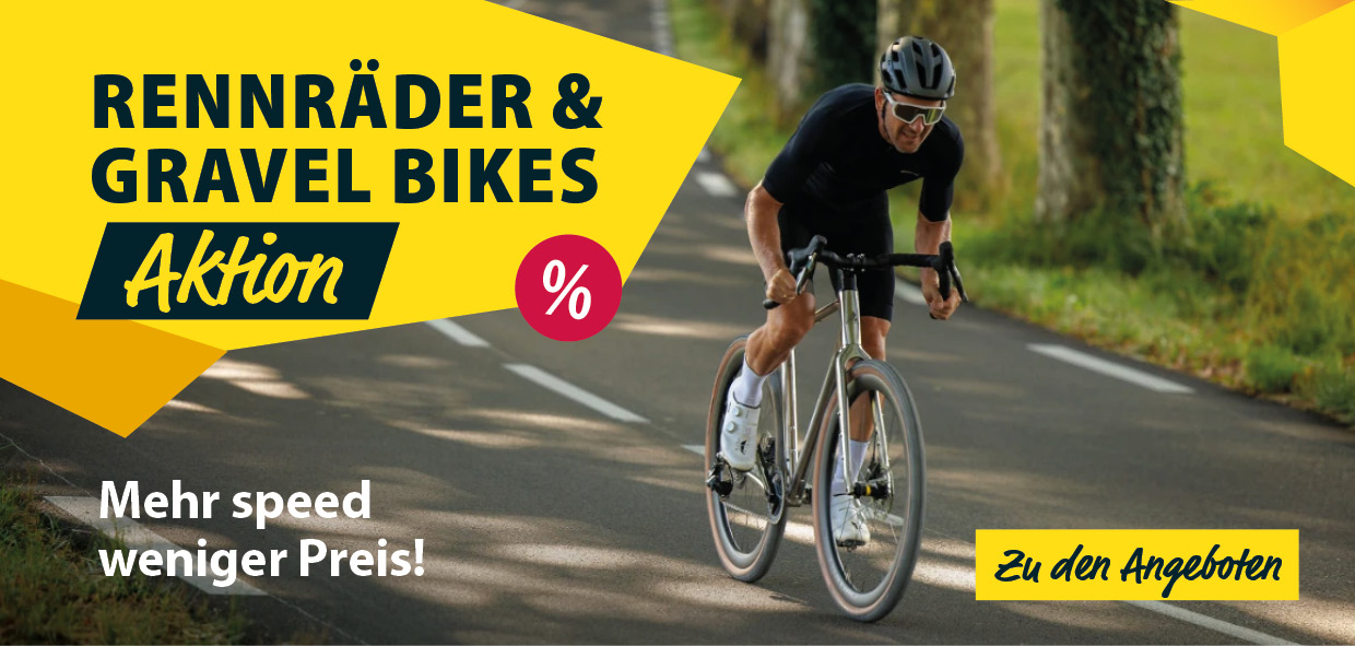 Gravel und Rennrad