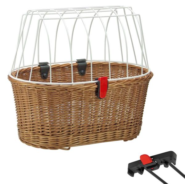Rixen & Kaul Klickfix Doggy Basket Gepäckträger-Fahrradkorb